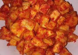 Goreng tempe dan kentang, sisihkan. Resep Enak Kentang Goreng Balado Simple