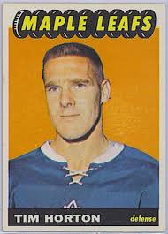 Miles Gilbert "Tim" Horton (January 12, 1930