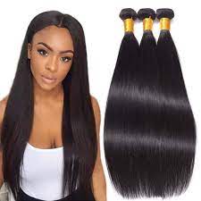 Long wavy hair is attractive right now, so grab your curling iron or deep waver to create some fun hairstyles that look great for any season! Amazon Com Brazilian 3 Bundles Straight Long Hair Extensions Human Hair Weaves 22 24 26 Inch 300g Virgin Hair Bundle Deals Natural Black For Women Next Day Delivery Beauty