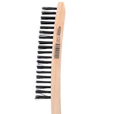 Lincoln Electric 14 In Long Wooden Handled Carbon Steel Welding Wire Brush 7 In X 6 4 In Bristle Area 3 X 19 Row Kh584 The Home Depot Wire Brushes Stainless Steel Welding Welding Wire