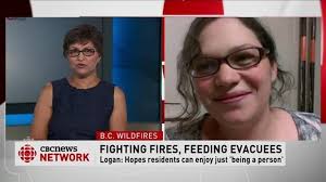 Fighting fires and feeding evacuees