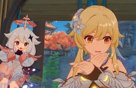 She creates missing posters (which can be found near the bar in mondstadt city) as a way to find lumine's. Please Give Me More Screenshots Of Lumine Showing Emotions Genshin Impact