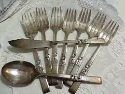 Maybe you would like to learn more about one of these? 10 Pc Oneida Morning Star Flatware 1948 Community Plate Silverplate Fork Jelly Server Butter Knife Replacement Flatware Silverware Vintage Flatware Silver Plate Silverware