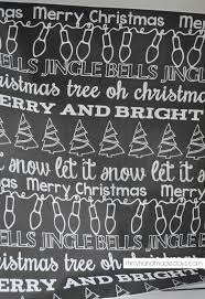 Check out xmas wrap paper on ebay. Printable Chalkboard Christmas Wrapping Paper