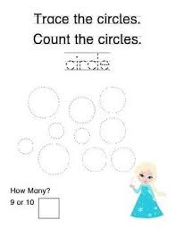 Kindergarten Geometry Trace And Count The Shapes Ccss Math Content K G A Kindergarten Math Worksheets Free Kindergarten Geometry Kindergarten Math Worksheets