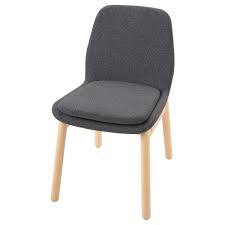 Vedbo Cadeira Betula Gunnared Cinz Ikea In 2020 Upholstered Chairs Ikea Dining Chair Chair