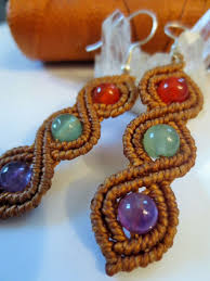 Epingle Sur Macrame Boucles D Oreilles