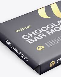 Download Paper Chocolate Bar Mockup Halfside View High Angle Shot In Packaging Mockups On Yellow Images Object Mockups PSD Mockup Templates