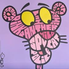 Share your videos with friends, family, and the world Pink Panther By C Mon 2021 Painting Artsper 1176432