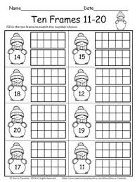 Ten Frames 11 20 Freebie By Sherry Clements Teachers Pay Teachers Ten Frames Teachers Pay Teachers Freebies Teachers Pay Teachers Free