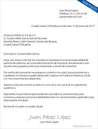 Ejemplos De Carta De Presentacion