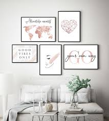 Rose Gold Room Decorteen Girl Bedroom Decorbedroom Wall Etsy Rose Gold Room Decor Gold Room Decor Rose Gold Rooms