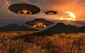UFOs Over Wheat Field Crop Circle Print. Art Prints, Posters & Puzzles from  Stocktrek Images