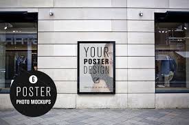 6 Poster Design Photo Mockups Poster Design Fashion Poster Design Poster Mockup