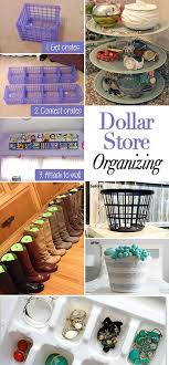 Dollar Store Organization Ideas Hacks The Budget Decorator Dollar Store Organizing Organization Dollar Stores