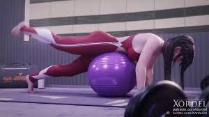 Tifa lockhart working out