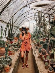 Photo Diary Exploring Moorten Botanical Gardens In Palm Springs Botanical Gardens Gardening Outfit Cactus Photography