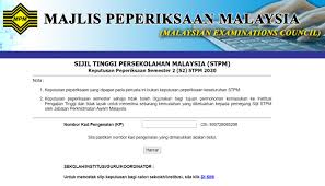 Keputusan stpm yang terbaik sejak purata nilai gred keseluruhan pngk diperkenalkan. Semakan Keputusan Keseluruhan Stpm 2020