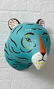 You Ll Be More Than Charmed When You Meet This Animal Wall Decor Each Paper Art Wall Kids Animal Wall Decor Tiger Decor