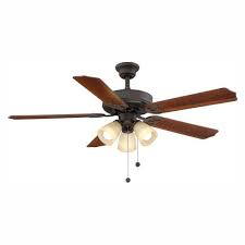 However, plenty of models exist without gaudy candelabra lights and annoying pull chains. Brookhurst 52 In Led Indoor Oil Rubbed Bronze Ceiling Fan With Light Kit Yg268 Orb The Home Depot