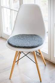 See more ideas about car seat cushion, seat cushions, cushions. Seat Cushion For Eames Chair In Grey Etsy Chair Cushions Eames Chair Shabby Chic Table And Chairs