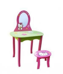 Hello Kitty Vanity Table And Chair Hello Kitty Merchandise Hello Kitty Rooms Hello Kitty Room Decor
