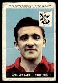 1958-59 A&BC Footballers Soccer Planet Ltd. Front #2 James Guy Barret PR