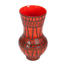 Tall Roger Capron Vallauris Ceramic Vase Ceramic Vase Vase Capron