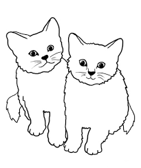 Here is a cute k for kitten coloring page to teach your child about the alphabets. Cat Coloring Pages