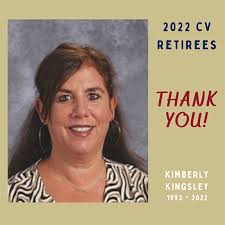 Congratulations, thank you, and best wishes to all of our 2022 retirees!  Thank you for all you did for our CV community over your combined 430+ (!!)  years of service to CVSD!