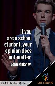 Vulture reports that at this weekend's new yorker festival, mulaney was asked his thoughts about some bigger name comedians avoiding the. John Mulaney Quotes John Mulaney Quotes By Famous People People Quotes