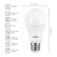 In this video i swap out the old 60/55 watt h4 bulbs with a set of 100/80 watt h4 bulbs and show the difference between them. Linkind A19 Led Light Bulbs 40w 60w 100w Equivalent Warm Daylight White Dimmable 6 Pack Linkind Com