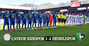 Denizlispor'a altın değerinde 3 puan. Caykur Rizespor 3 2 Denizlispor