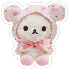 Rilakkuma Plush Sticker Sticker By Bobbilouise1 In 2021 Kawaii Plushies Plush Dolls Cute Stuffed Animals