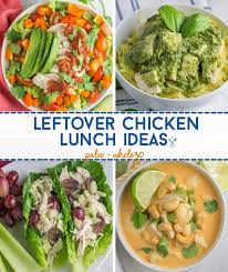 Pasta salads (like this cold pesto pasta salad) soups and chili (we're partial to instant pot zoodle soup) tuna salad; Easy Leftover Chicken Lunch Ideas