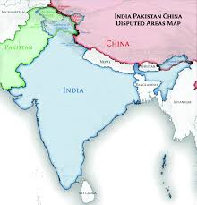 India, pakistan, hindustan, himalayas, tibet, bengal, ceylon. A Map Of The Areas Disputed Between China India Pakistan And Bhutan European Security Defence