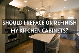 This means that the colour of them (stained or painted) is vital to their survival if you're hoping to appeal to the masses. Should I Reface Or Refinish My Kitchen Cabinets N Hance