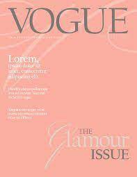 Feel free to check it out, i credited. Cover Vogue Magazine Template Trend Fashion Design