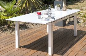 Salon de jardin et table de jardin. Table Salon De Jardin Extensible En Aluminium Pour 8 Personnes Dcb Garden Mykonos