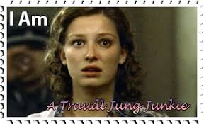 Downfall Stamps: Traudl Jung by MadamBlackWolf