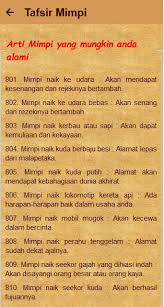 Dalam tafsir mimpi, kuda melambangkan keberuntungan dan sesuatu yang menyenangkan yang disebabkan oleh faktor. Tafsir Mimpi Kajian Islam Fur Android Apk Herunterladen