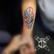 Zodiac Sign Taurus Watercolor Style Tattoo Taurus Constellation Tattoo Tattoos Constellation Tattoos