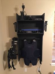 Great Idea For A Duty Gear Rack Would Like To Find The Person Who Originally Shared It I M Guessing 24 Wide X 36 Tall Police Wife Life Police Gear Cop Wife