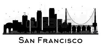 Black And White Denver Skyline Silhouette San Francisco City Skyline Black And White Silhouette Vector City Silhouette City Skyline Silhouette City Skyline