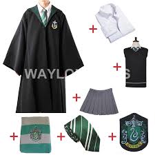 Serpeverde potter costume cosplay haloween costumi magic robe mantello con cravatta per bambini costume per adulti regalo harley cosplay dropshipping. Trasporto Libero Serpeverde Cosplay Robe Mantello Pullover Maglione Gonna Camicia Cravatta Distintivo Sciarpa Per Il Harris Costume Costumi Cinema E Tv Aliexpress