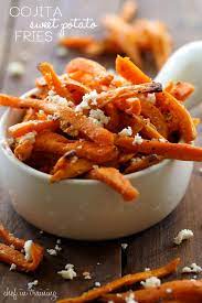 Cotija Sweet Potato Fries Chef In Training Recipe Sweet Potato Recipes Fries Recipes Sweet Potato Fries
