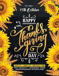 Customize 3,730+ thanksgiving poster templates. Thanksgiving Day Party Free Flyer Template Psd Freepsdflyer