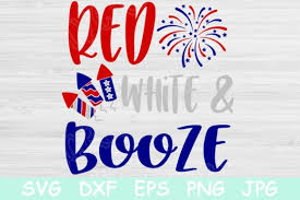 Download Red White And Booze 4th Of July Graphic By Tiffscraftycreations Creative Fabrica PSD Mockup Templates