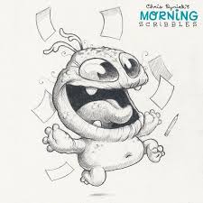 It S Friday And Working Is Way Dumb Morningscribbles Cute Monsters Drawings Monster Drawing Cute Drawings