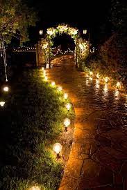 Garden Images Make Garden Landscaping Lights Illuminate At Night Romantic Garden Path Garden Design Pictures Outdoor Wedding Lighting Garden Path Lighting